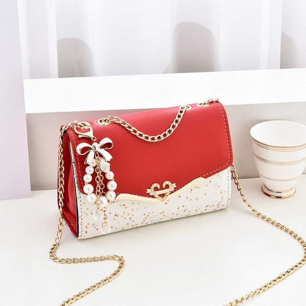 New women's bag Korean style fashionable simple small square bag shoulder crossbody bag
